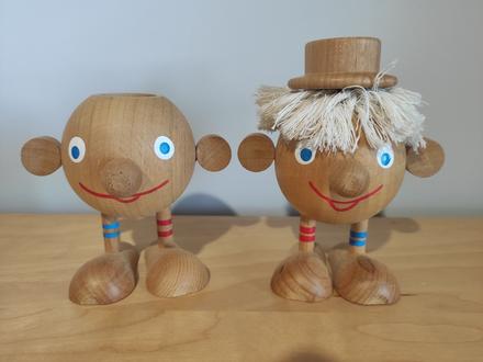 Ťažítka drevené,