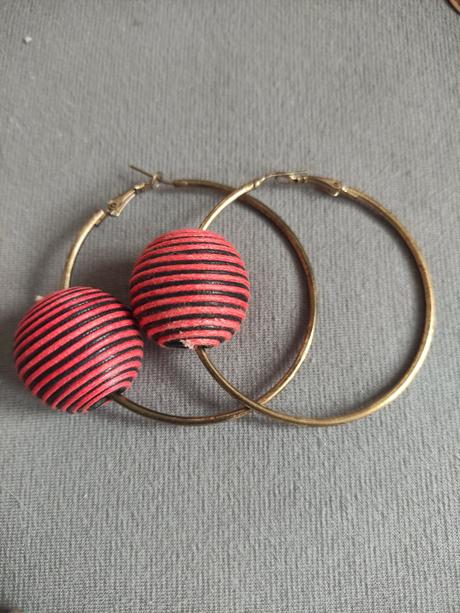 Náušnice bižutéria, mango