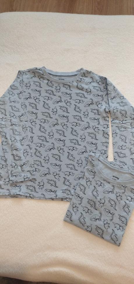 Dinosaurie tričká s dlhým rukávom veľ. 134 (2ks), 134