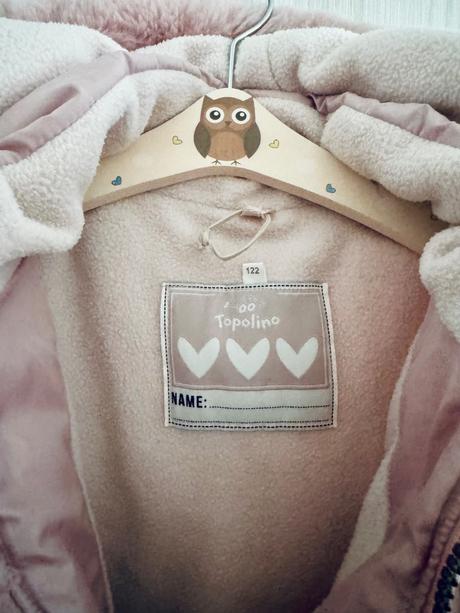 Ružová zimná bunda 122 topolino, topolino,122