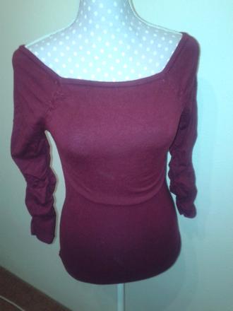 Červenohnedý svetrík lifeline veľ. xs/s, xs