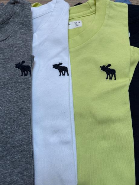 7x tričko a&f, abercrombie&fitch,164