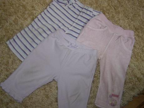 3x velúrové tepláčky pred ievčatko, gap,74