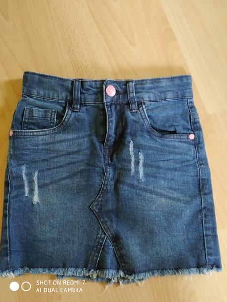 Riflová suknička, kik,134