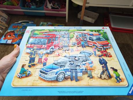 Puzzle hasiči, policajti, sanitka, 