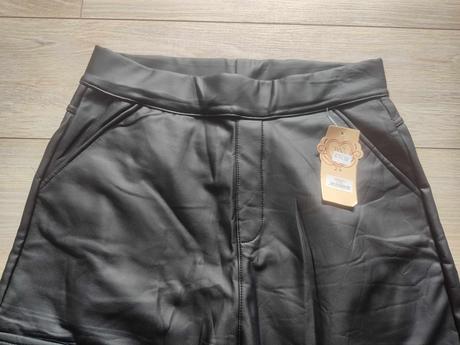 Nové, koženkové nohavice, xl