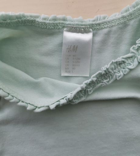 Mentolové tielko, h&m,80
