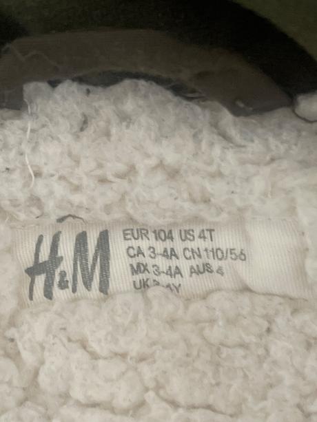 Zimná bunda, h&m,104