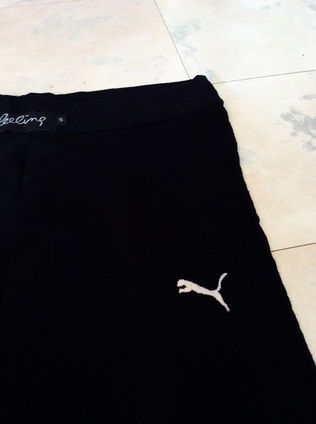 3/4 legíny na cvičenie, l