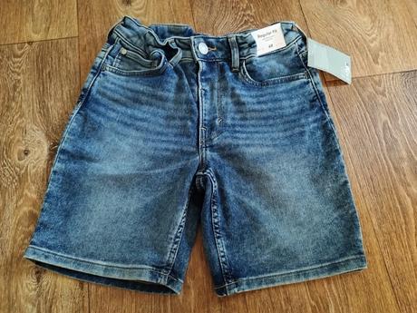 Riflové kraťasy, h&m,146