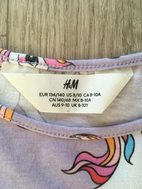Dievčenské šaty zn. h&m, h&m,134