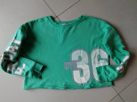 Dievčenská crop top mikina h&m, h&m,170