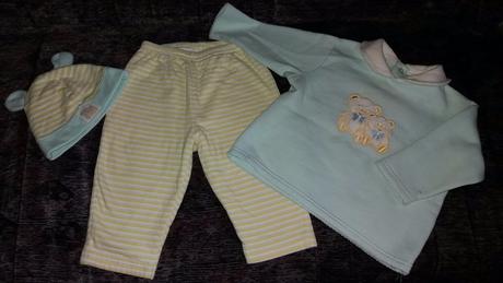 Súprava- nohavice,mikina,čiapka, 80