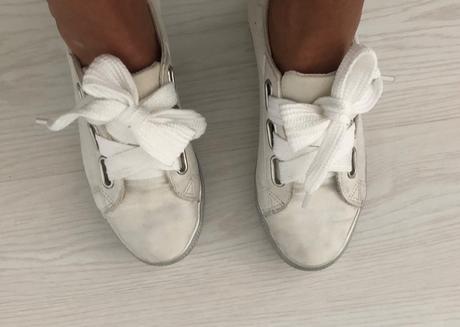 Tenisky kombinacia biela&strieborná, 38