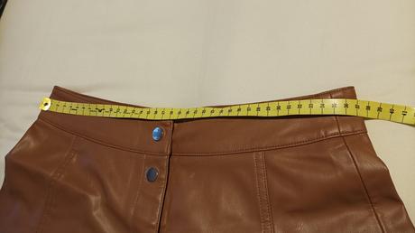 Nádherná koženková sukňa zara m, zara,m
