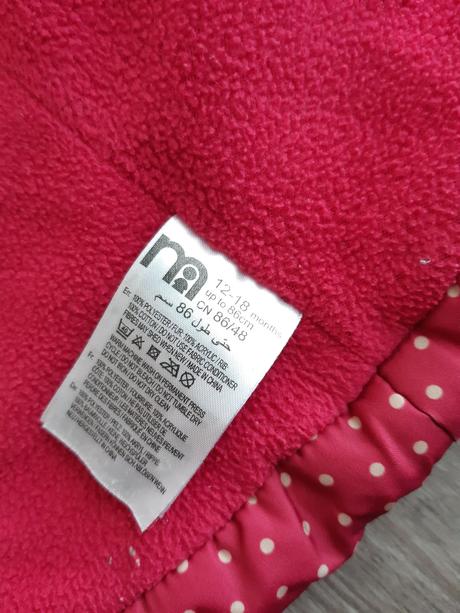 Zimna bundicka mothercare, mothercare,86