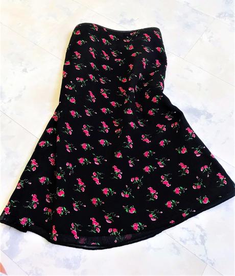 Ľahúčka kvetovaná letná sukňa, kenvelo,m