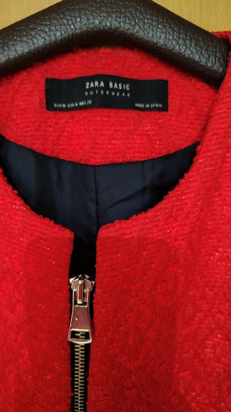 Zara textúrovaný kabát, zara,s