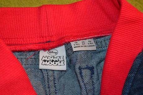 Riflová suknička v.3-4 roky, disney,104