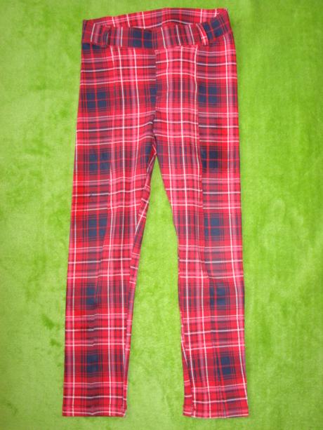 Kárované legíny h&m, h&m,122