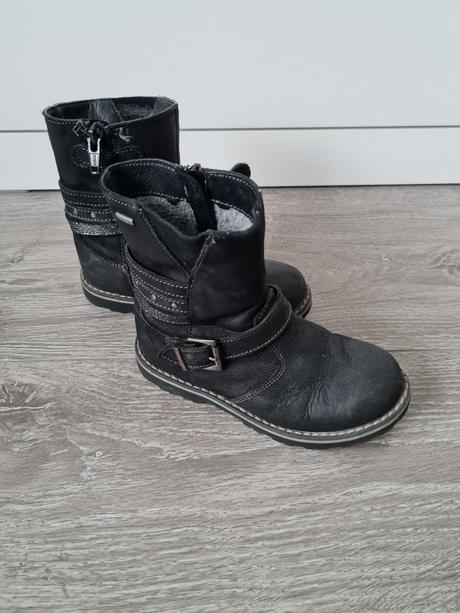 Detské kožené čižmy richter, richter,28