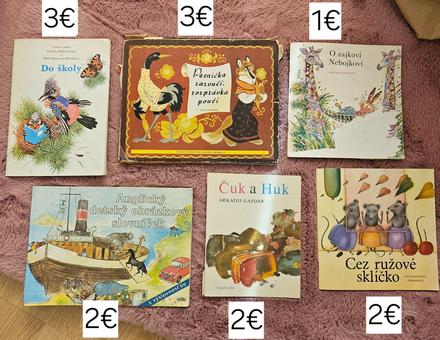 Retro detské knižky 80-te roky, 
