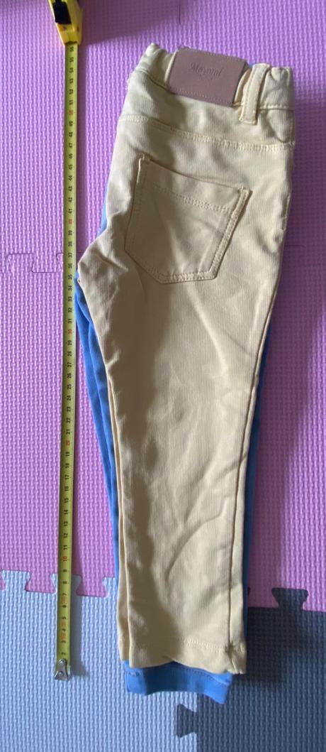 Nohavice žlté a modré rifle, mayoral,92