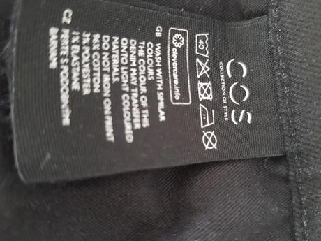 Čierne džínsy zn. cos , veľkosť 32, cos,32