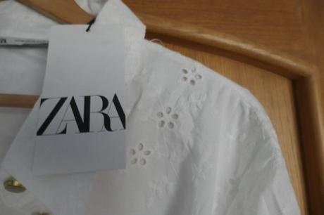 Zara nadherne madeirove vysivane letne s opaskom, zara,xxl