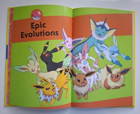 Pokémon príručka "book of evolutions",
