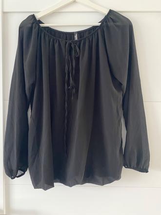 Čierny top, madonna,xl