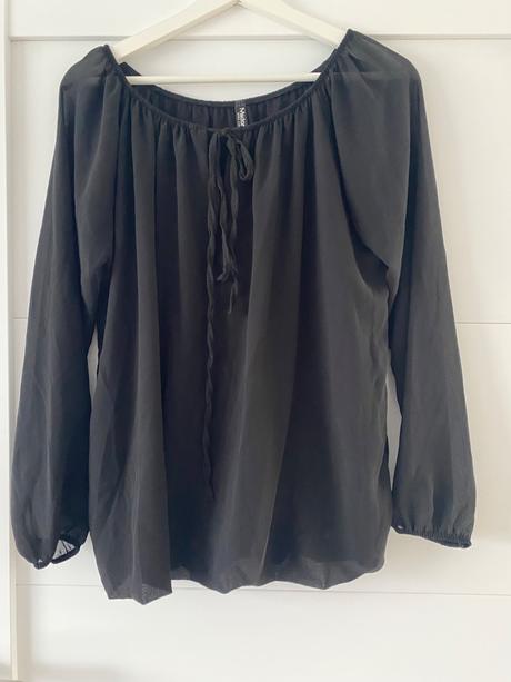 Čierny top, madonna,xl