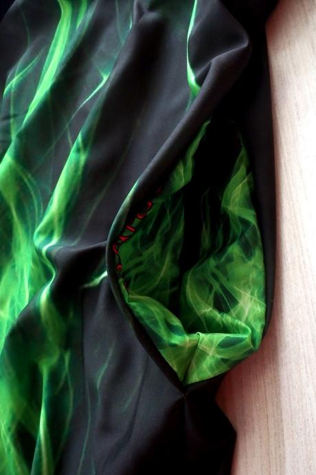 Čierno zelené letné maxi šaty, v.2xl, v. 48, xxl