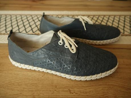 Letné dámske kožené tenisky topánky rieker 41, rieker,41