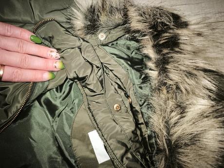Tmavá khaki bunda lindex, lindex,158