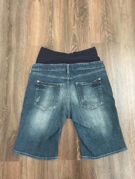 Tehotenske riflove kratasy, h&m,40