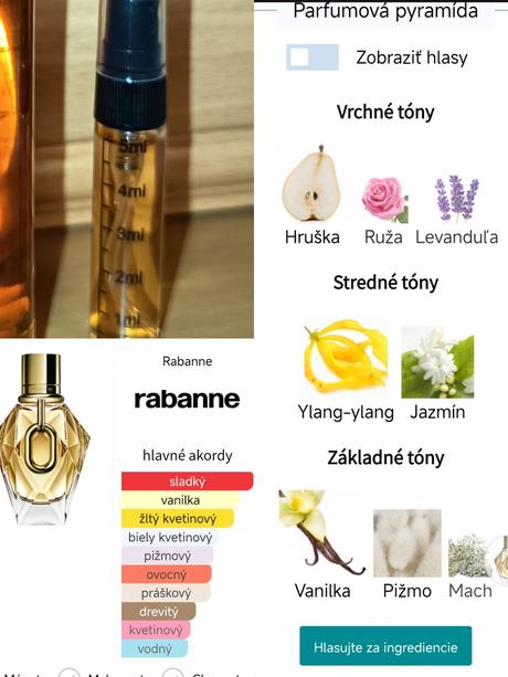 Odstrek rabanne million gold for her, 