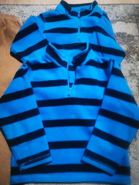 Fleecove teplaky a mikiny 110, 110