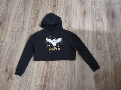 Harry potter crop top mikina + sukňa 146/152, c&a,146