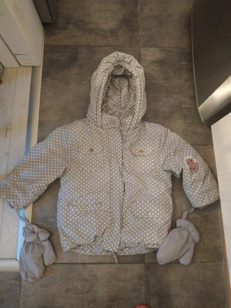 Zimná bunda s rukavicami, coccodrillo,98