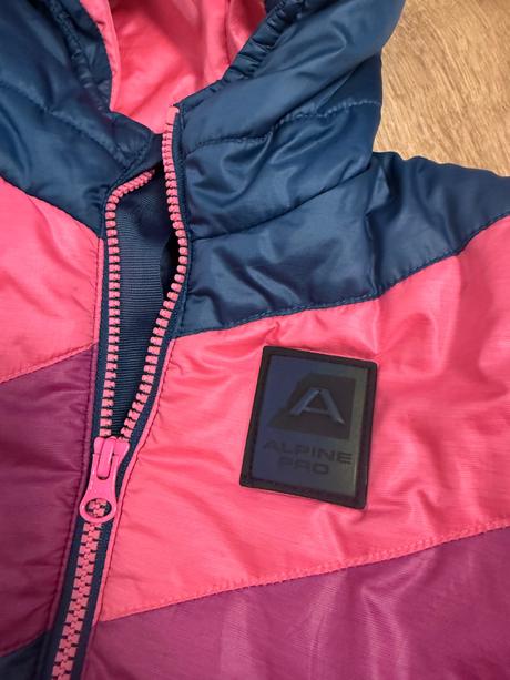 Dievčenská zimná bunda, alpine pro,128