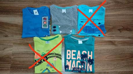 4 x tričko s krátkym rukávom, c&a,116