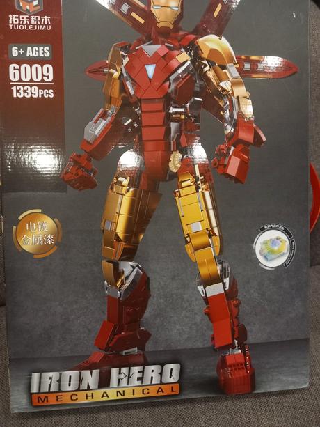 Iron hero mechanical 1339pcs, 