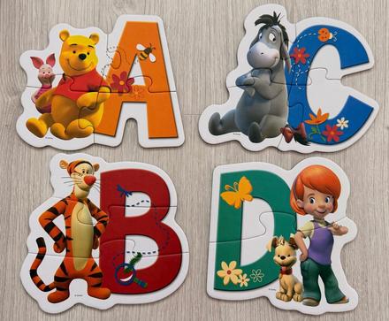 Trefl puzzle a, b, c, d,