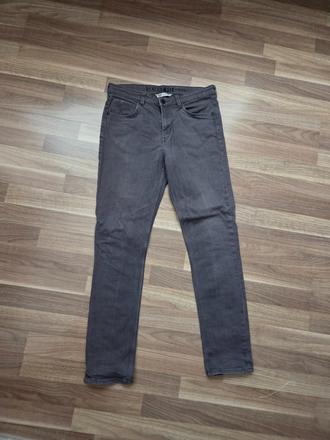 Rifle šedé - skinny fit stretch, h&m,170