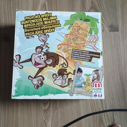 Spoločenská hra padajúce opičky (mattel),
