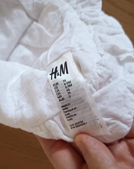 Biely klobúčik h&m, h&m,74