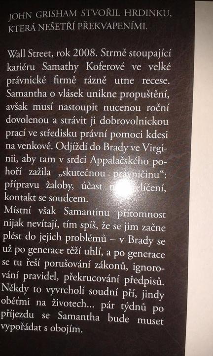 Nečítaná kniha john grisham - grayova hora,