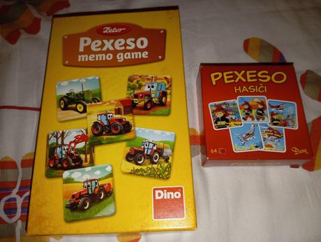 2x pexeso pre chlapcov,