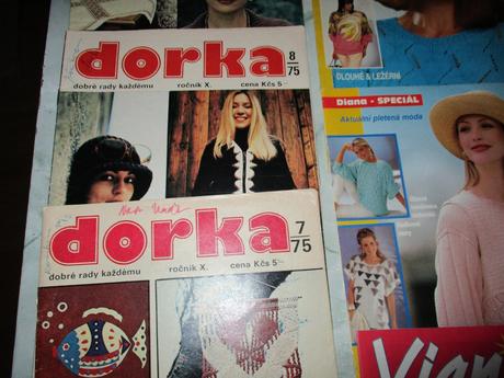 Staršie vydania časopisov pre ručné práce,